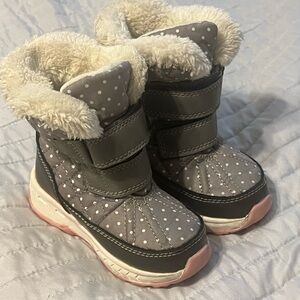 Carter’s Toddler Polka Dot Winter Snow Boots